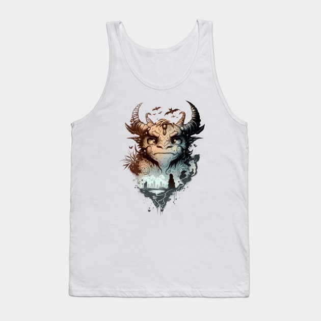 Mystical fantasy character. Tank Top by AndreKENO